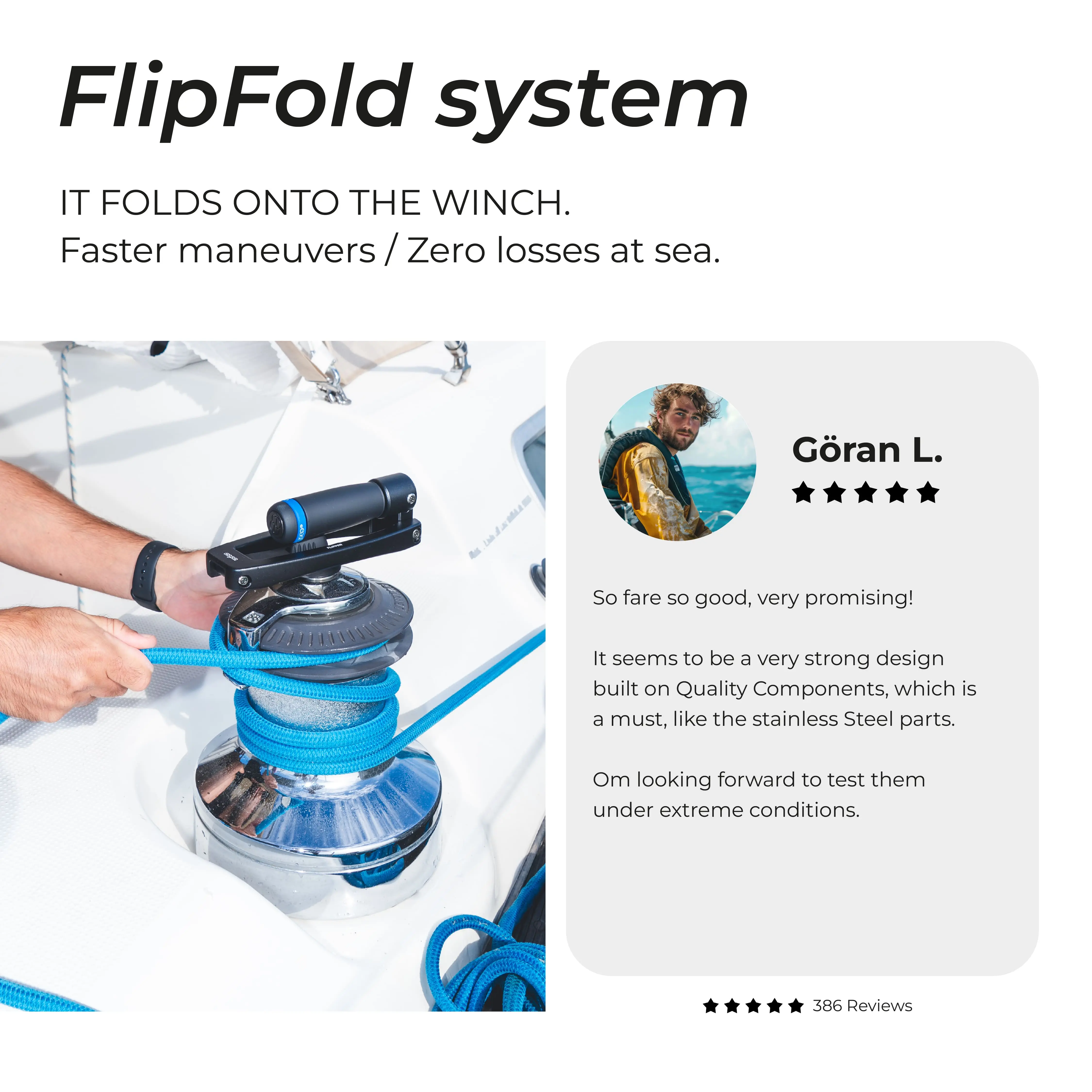 Flipper™ - Max Foldable Winch Handle - Image 2